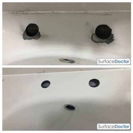 Bath Repair in Barking: Before Image
