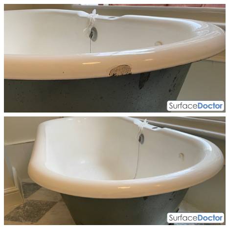 Bath Repair in Barking: After Image